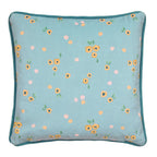 Coussin abstrait Coquelicot rouge 43 x 43 cm