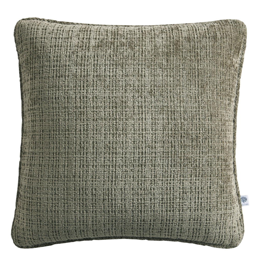 Coussin Alba vert 43 x 43 cm
