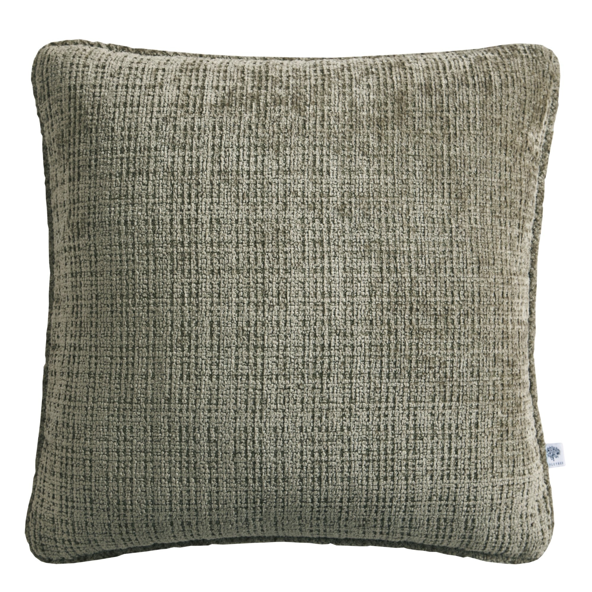 Coussin Alba vert 43 x 43 cm