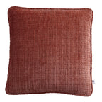 Coussin Alba couleur terre cuite 43 x 43 cm
