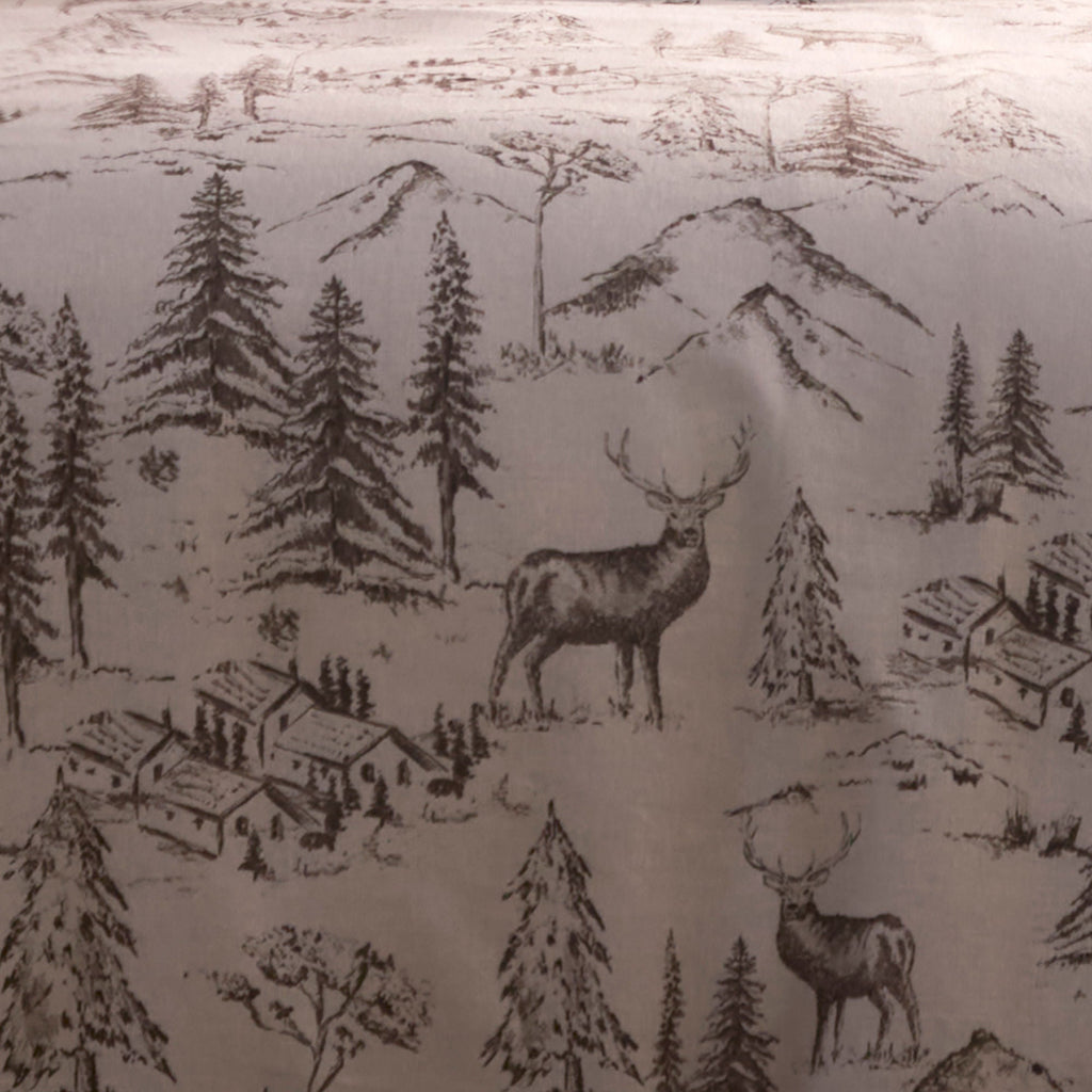 Parure de lit Alpine Stag en coloris naturel