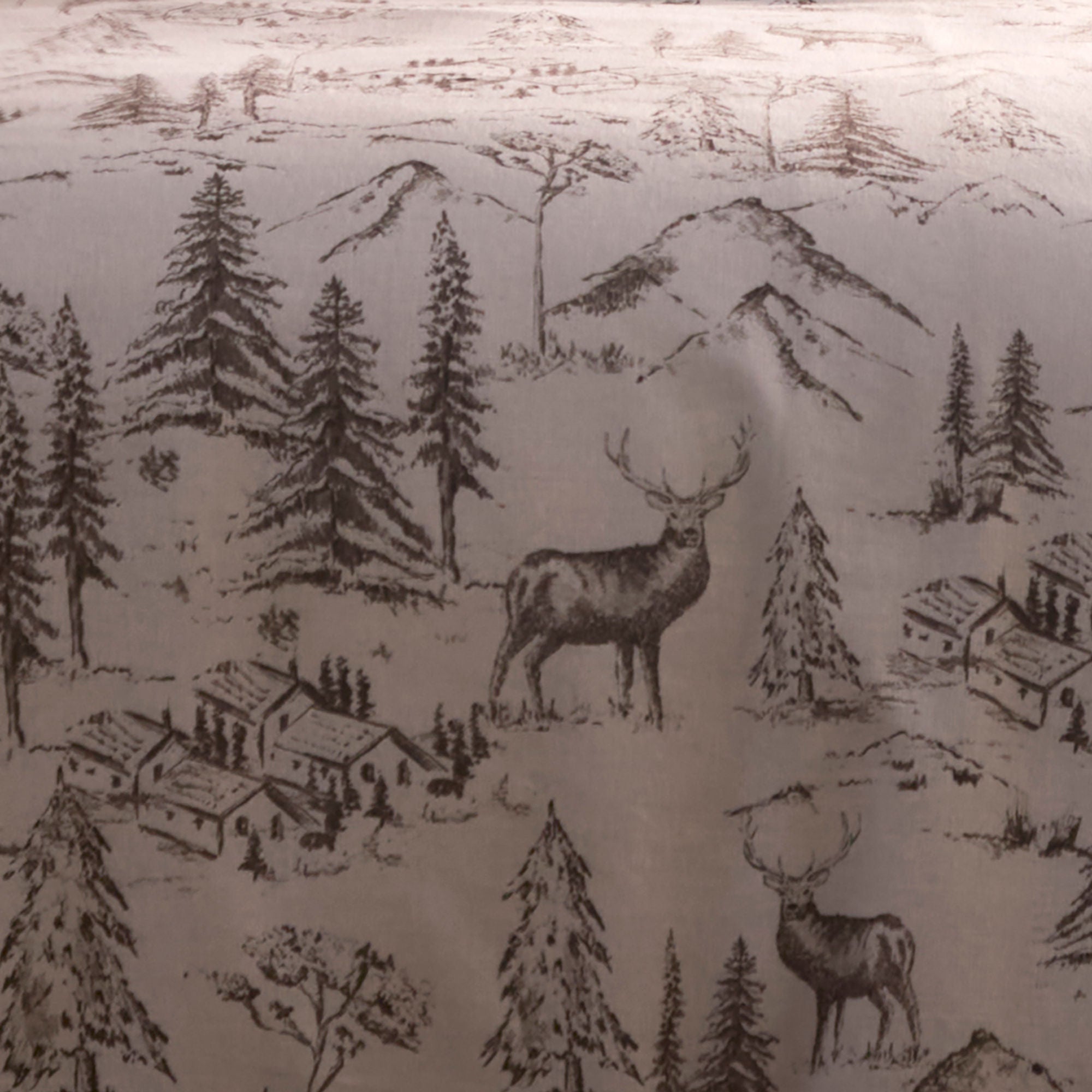 Parure de lit Alpine Stag en coloris naturel