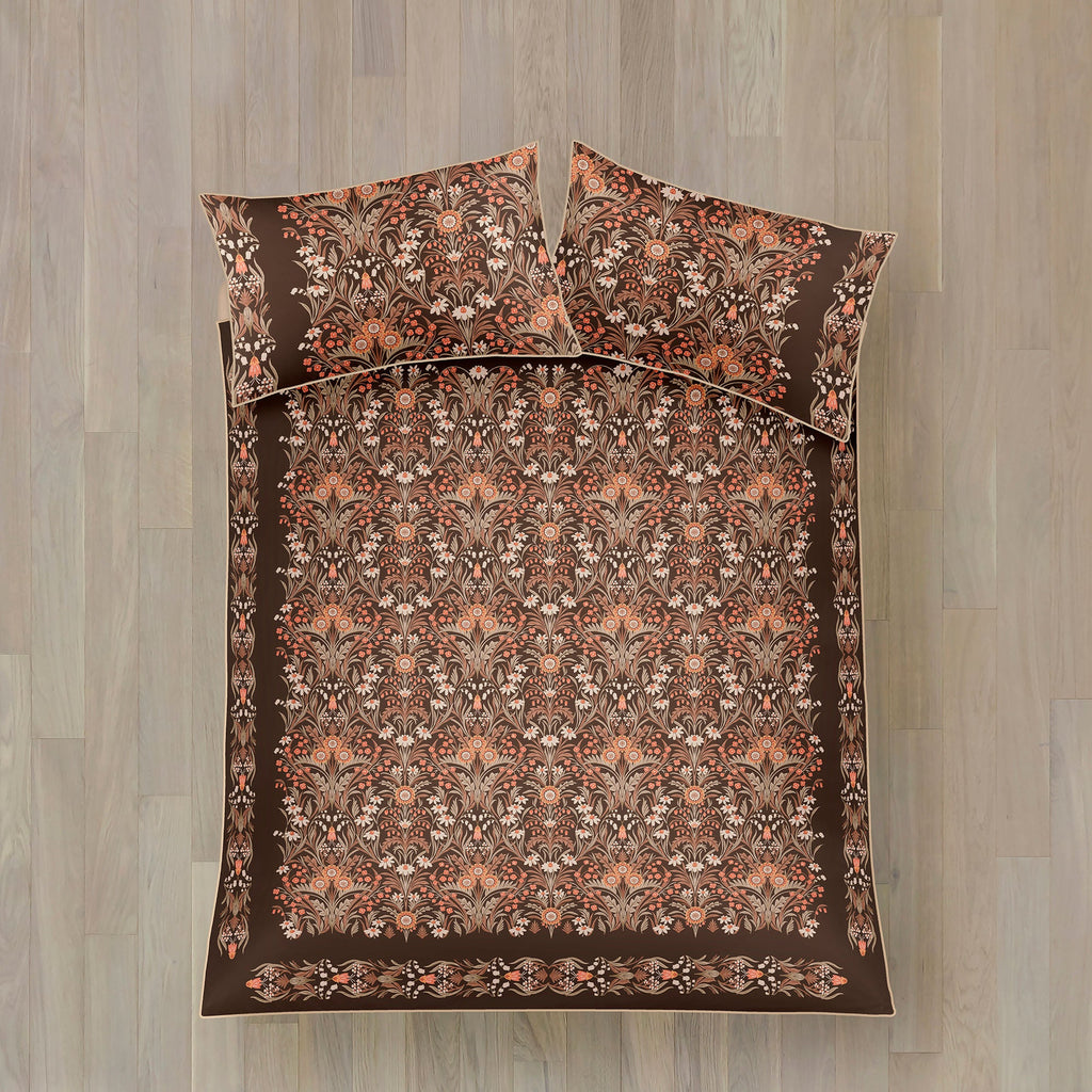 Parure de lit Audrey couleur épices