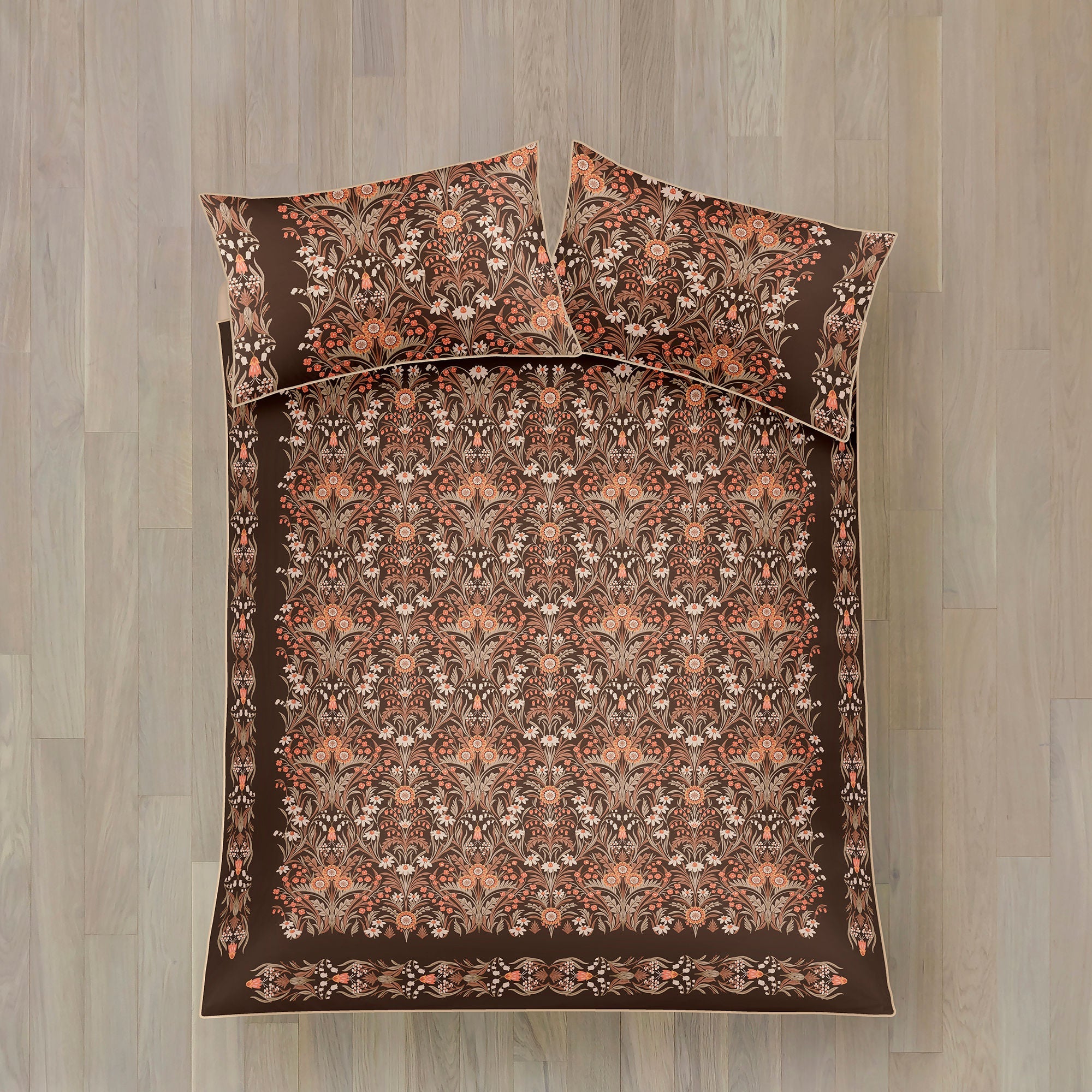 Parure de lit Audrey couleur épices