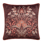 Coussin Audrey couleur chocolat 43 x 43 cm