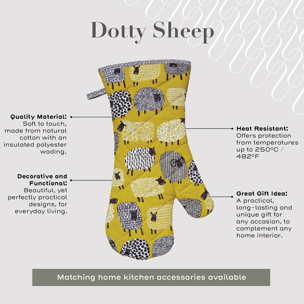 Gant de cuisine Dotty Sheep Gauntlet jaune