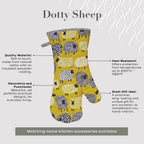Gant de cuisine Dotty Sheep Gauntlet jaune