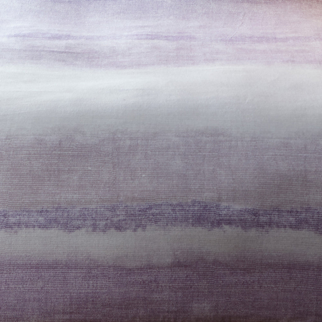 Parure de lit à rayures Anson couleur mauve