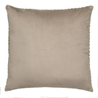 Coussin à pompons couleur naturelle 55 x 55 cm