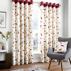 Coussin en bois de hêtre rouge 43 x 43 cm