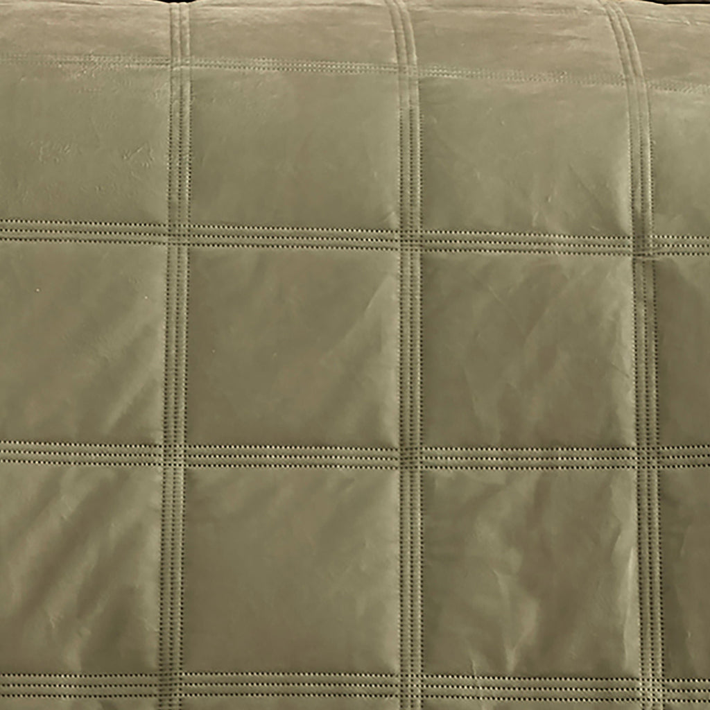 Parure de lit Brighton Square verte