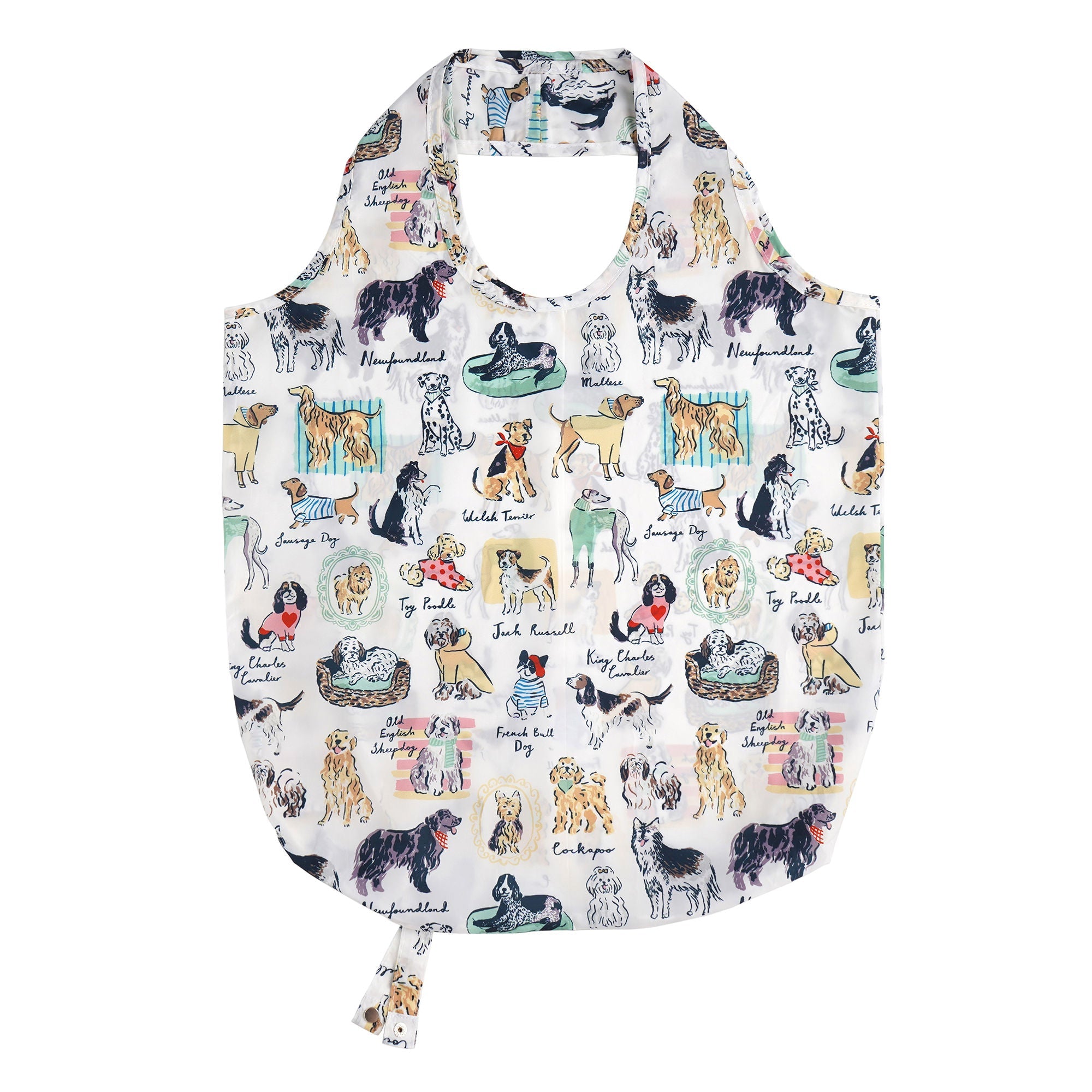 Sac fourre-tout pliable Best In Show, format moyen, multicolore