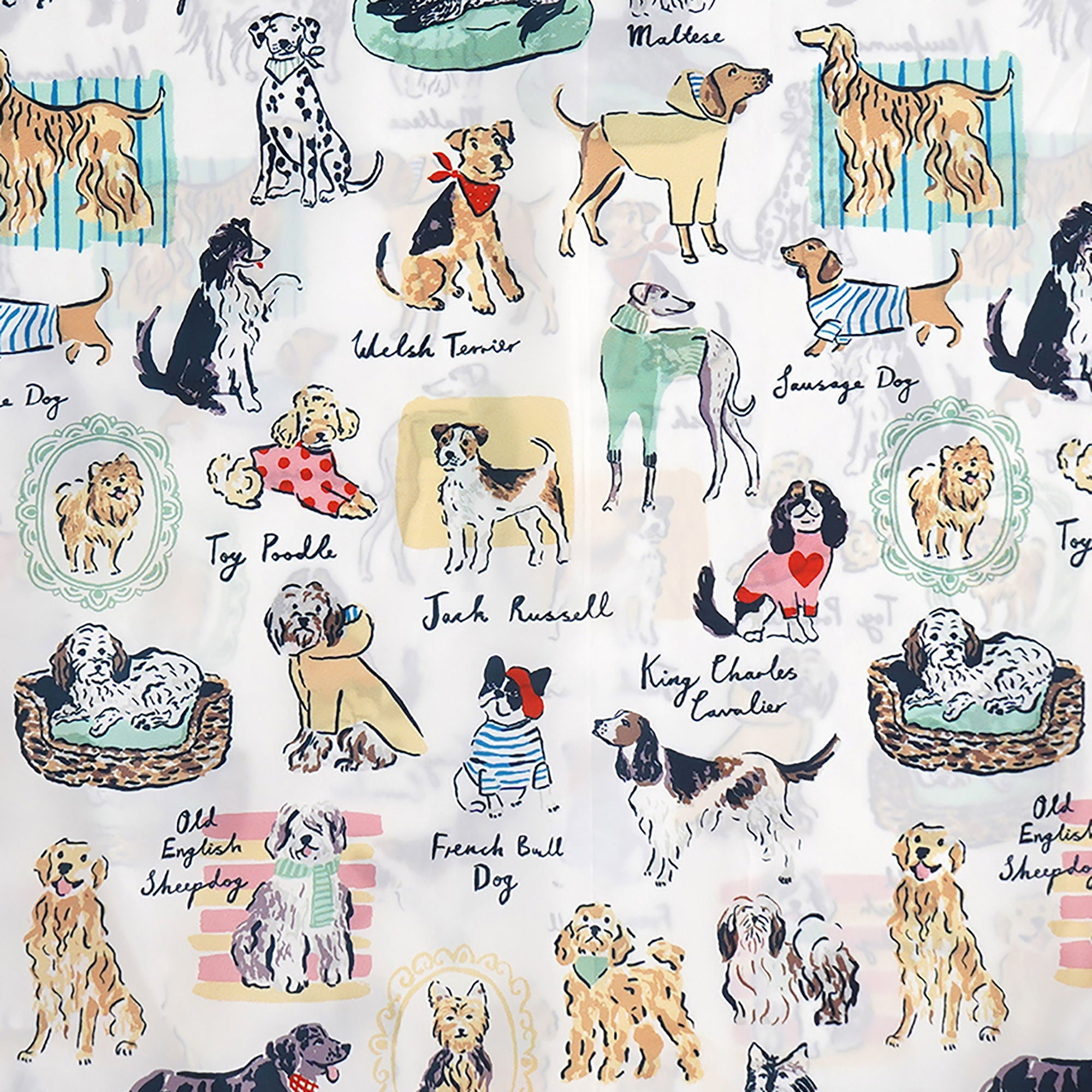 Sac fourre-tout pliable Best In Show, format moyen, multicolore