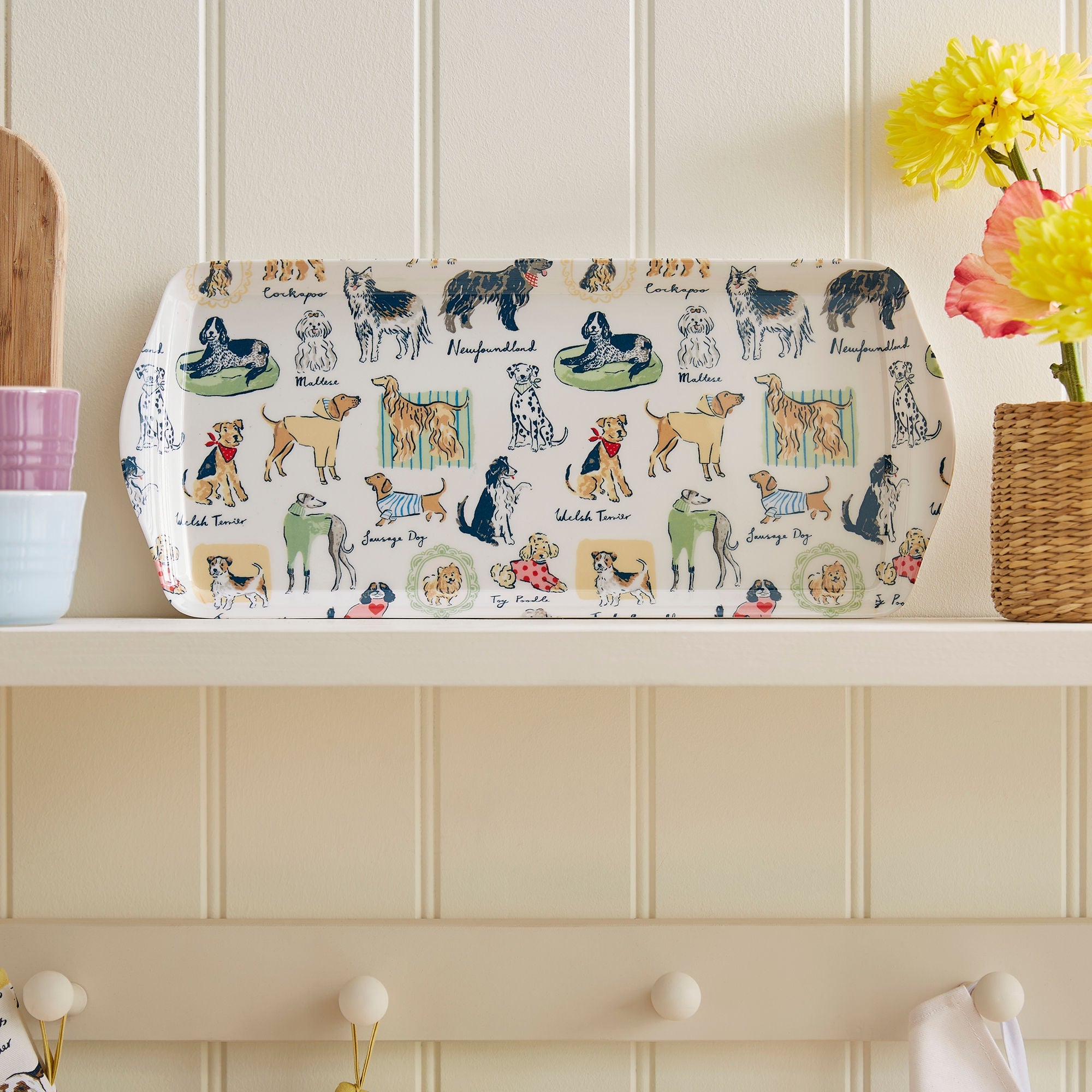 Meilleur plateau de service petit format multicolore