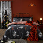 Plaid Boo Halloween orange 120 x 150 cm