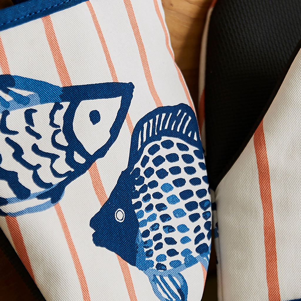 Gants de cuisine pour micro-ondes Catch of the Day, paire multicolore