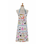 Tablier en coton Cool Cats multicolore