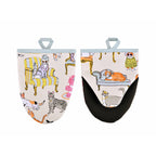 Gants de cuisine Cool Cats multicolores (paire)