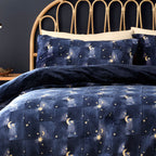 Parure de lit Cosmic Star bleu marine
