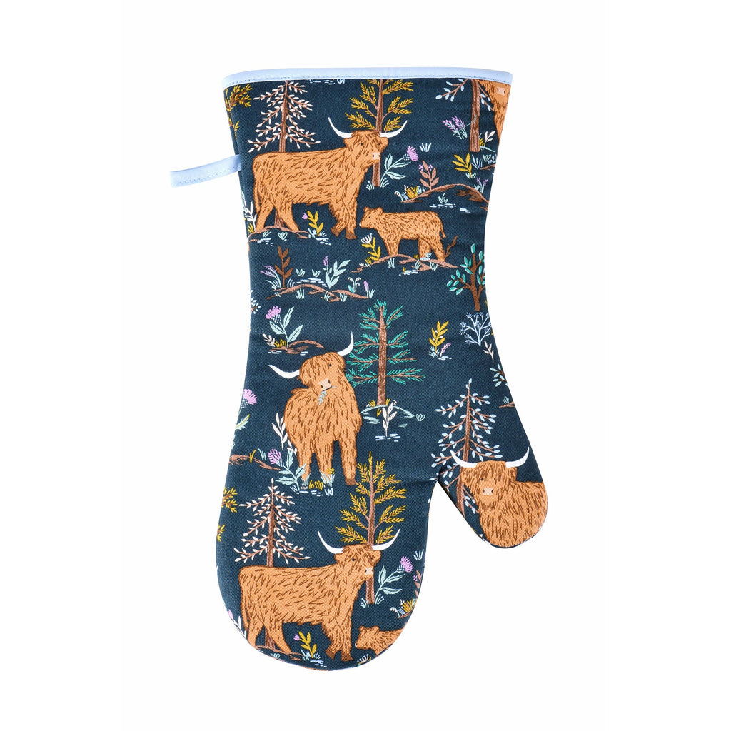 Gant de cuisine Connie la vache, modèle Gauntlet, couleur marine