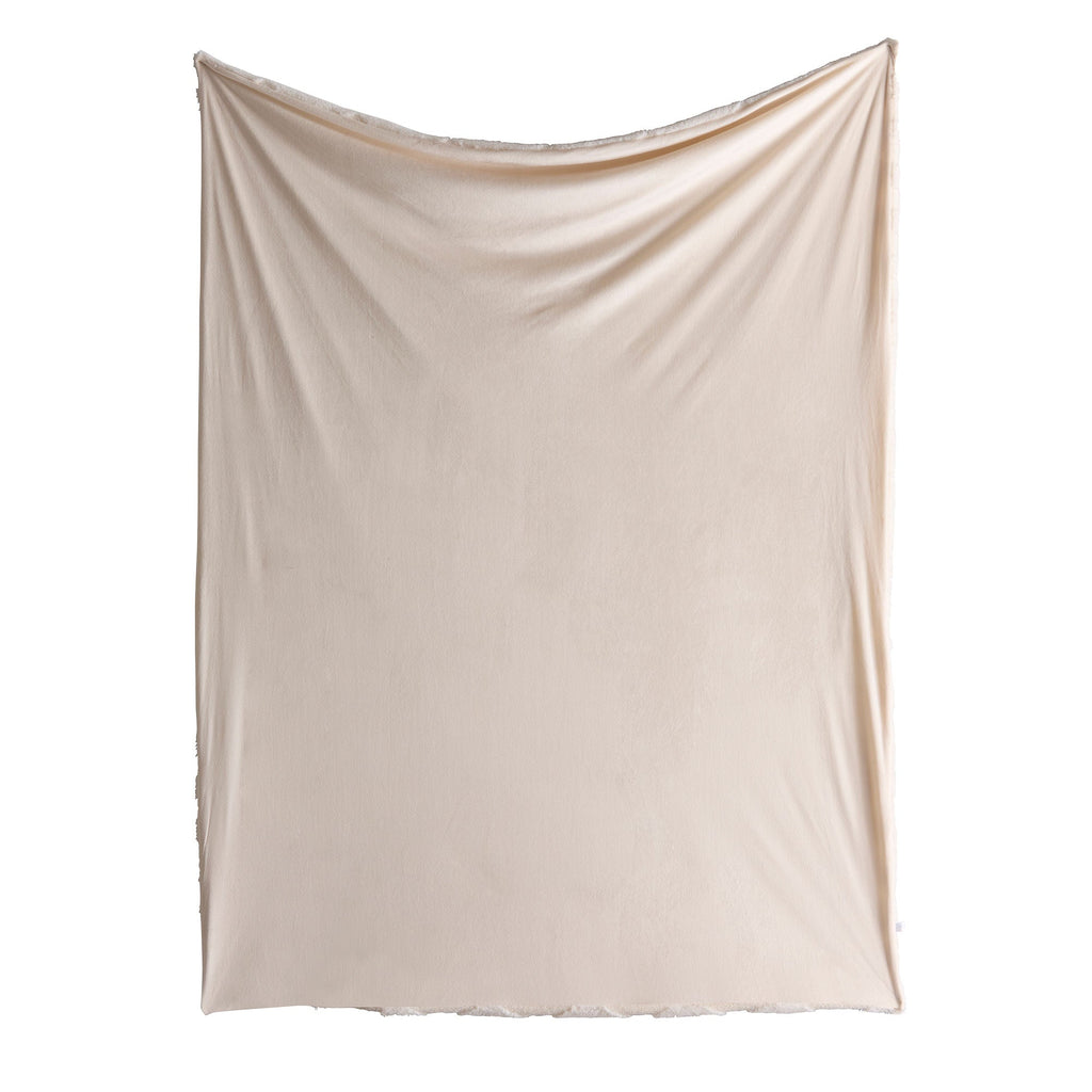 Plaid Cosy Diamond couleur naturelle 150 x 200 cm