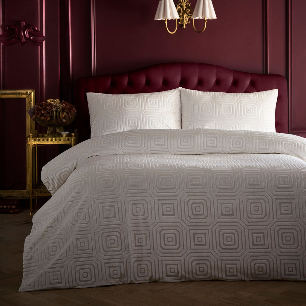 Parure de lit Emile couleur crème