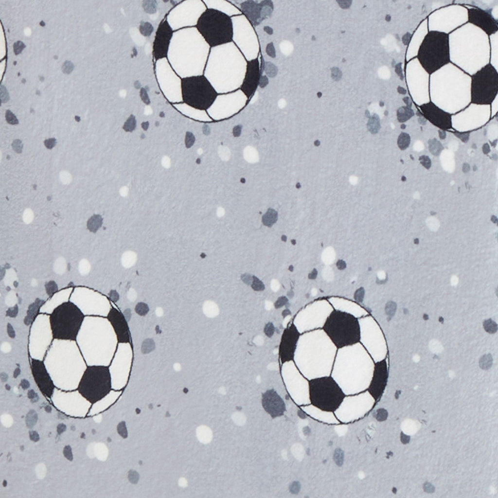 Jet de football gris 120 x 150 cm