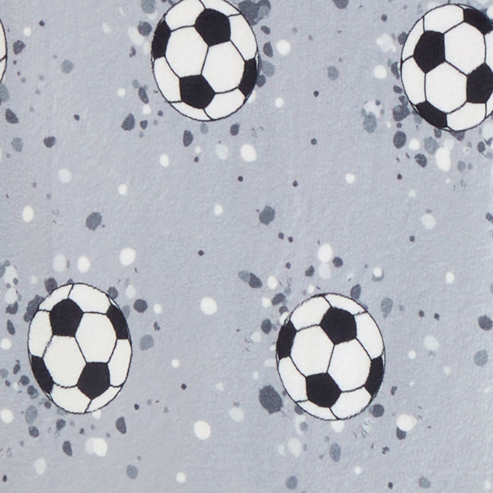 Jet de football gris 120 x 150 cm