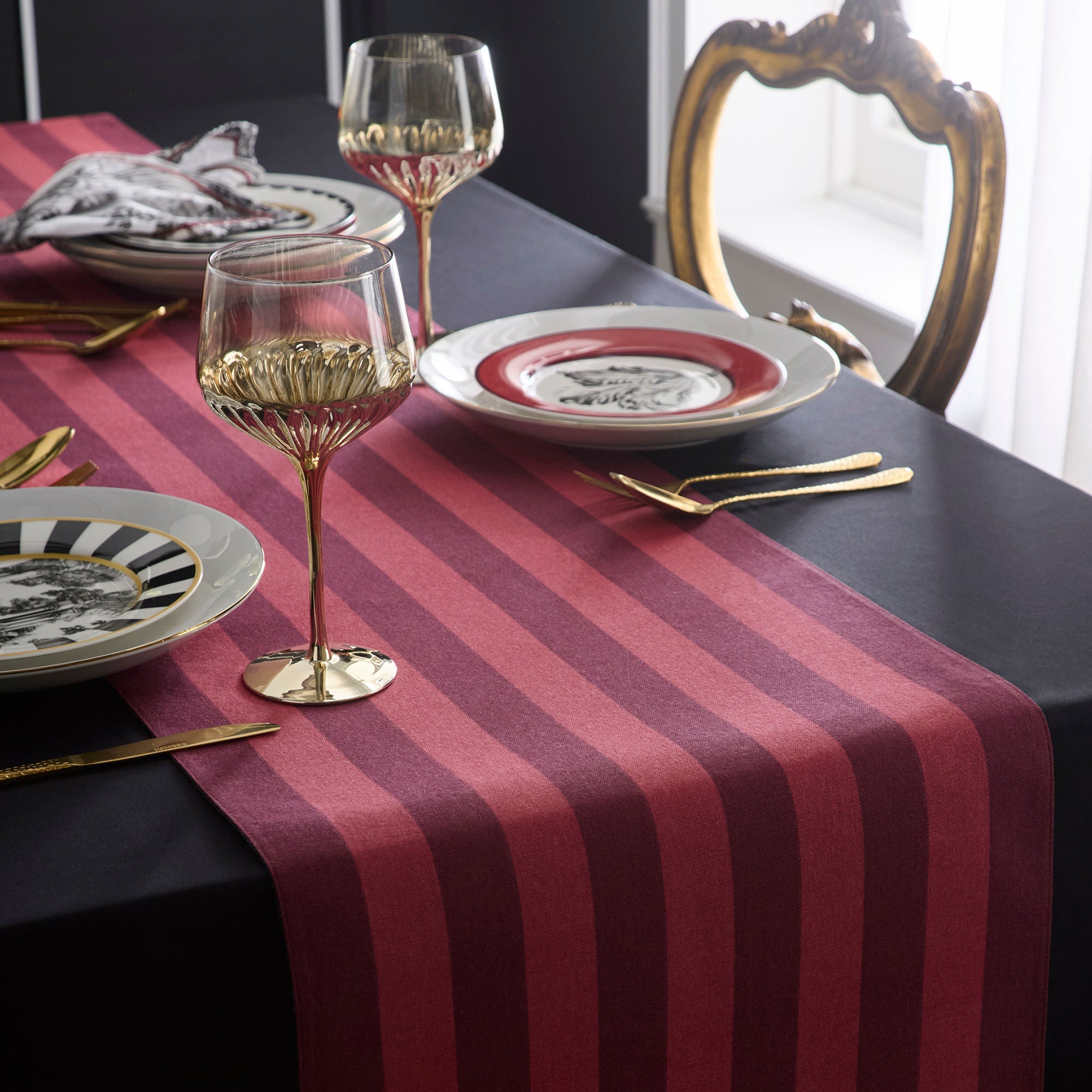 Assiettes à dessert Festivo en porcelaine, lot de 4, multicolores