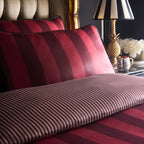 Parure de lit Festivo Circus Stripe rouge