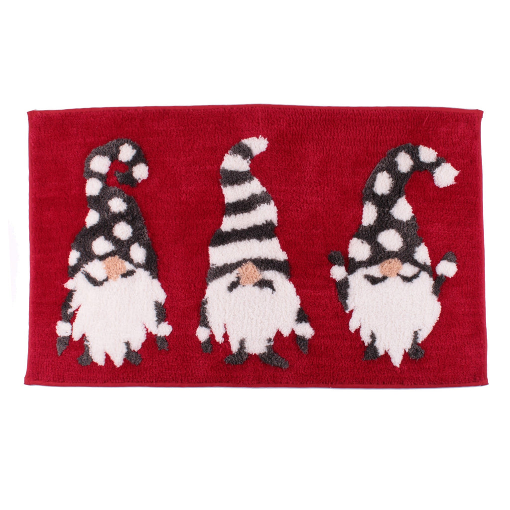 Tapis de bain de Noël Gonks rouge 50 x 80 cm