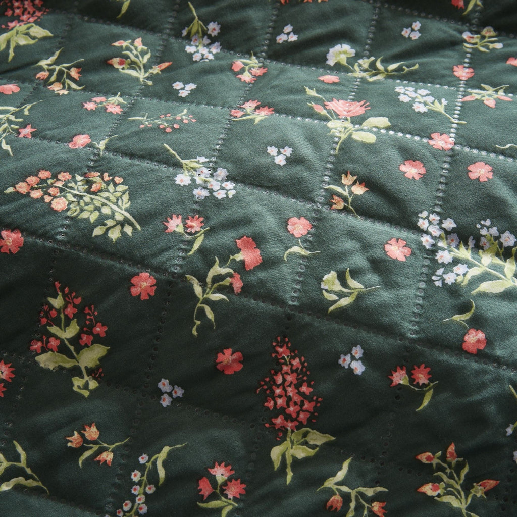 Parure de lit Nelly verte