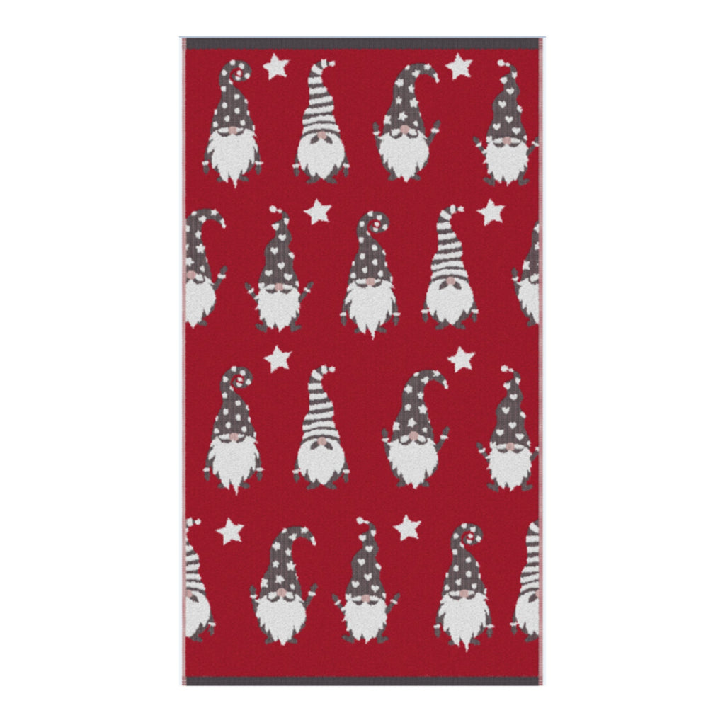 Lot de 2 serviettes de Noël Gonks multicolores 50 x 90 cm