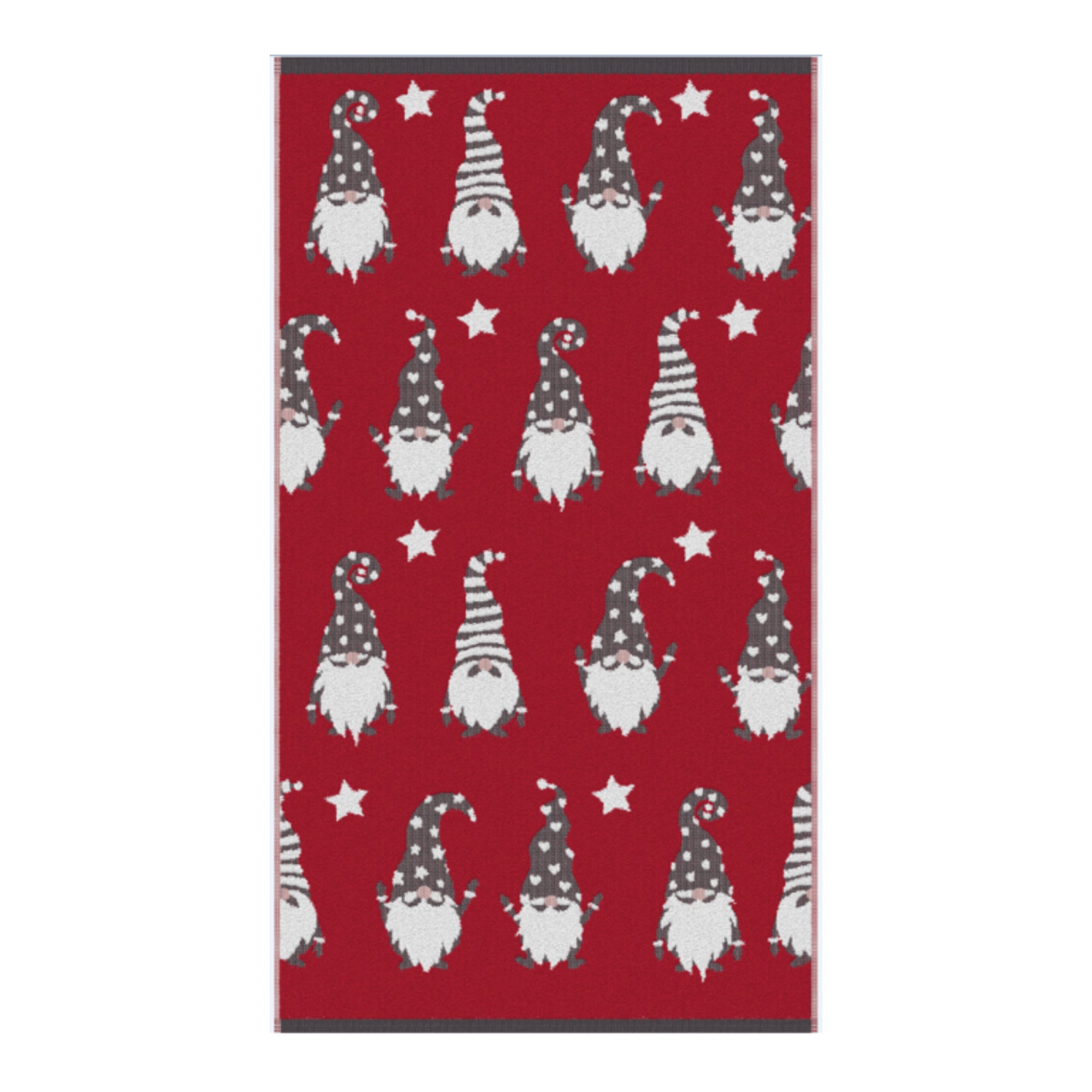Lot de 2 serviettes de Noël Gonks multicolores 50 x 90 cm