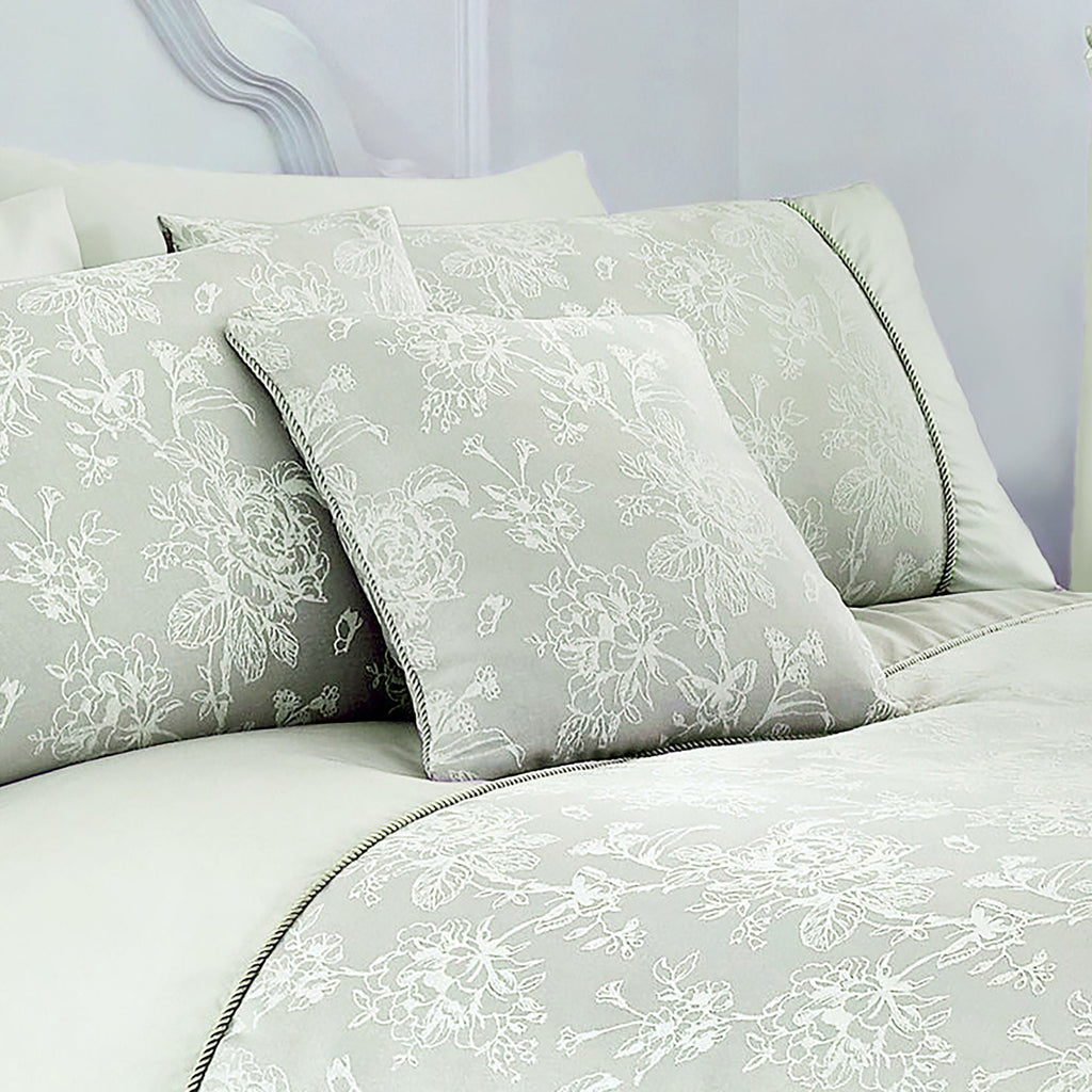 Coussin Jasmin vert 43 x 43 cm