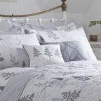 Housse de coussin Linden Fern grise 28 x 38 cm