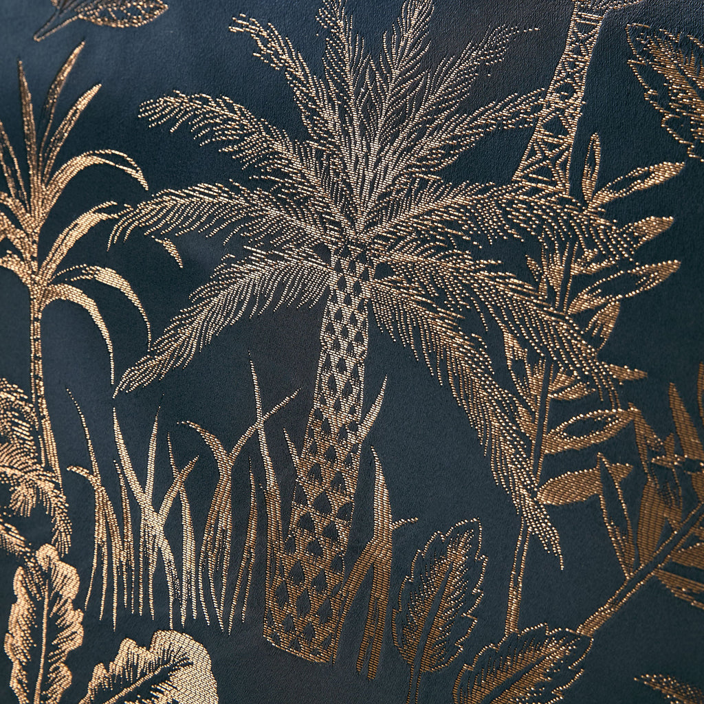 Parure de lit Midnight Palm bleu marine