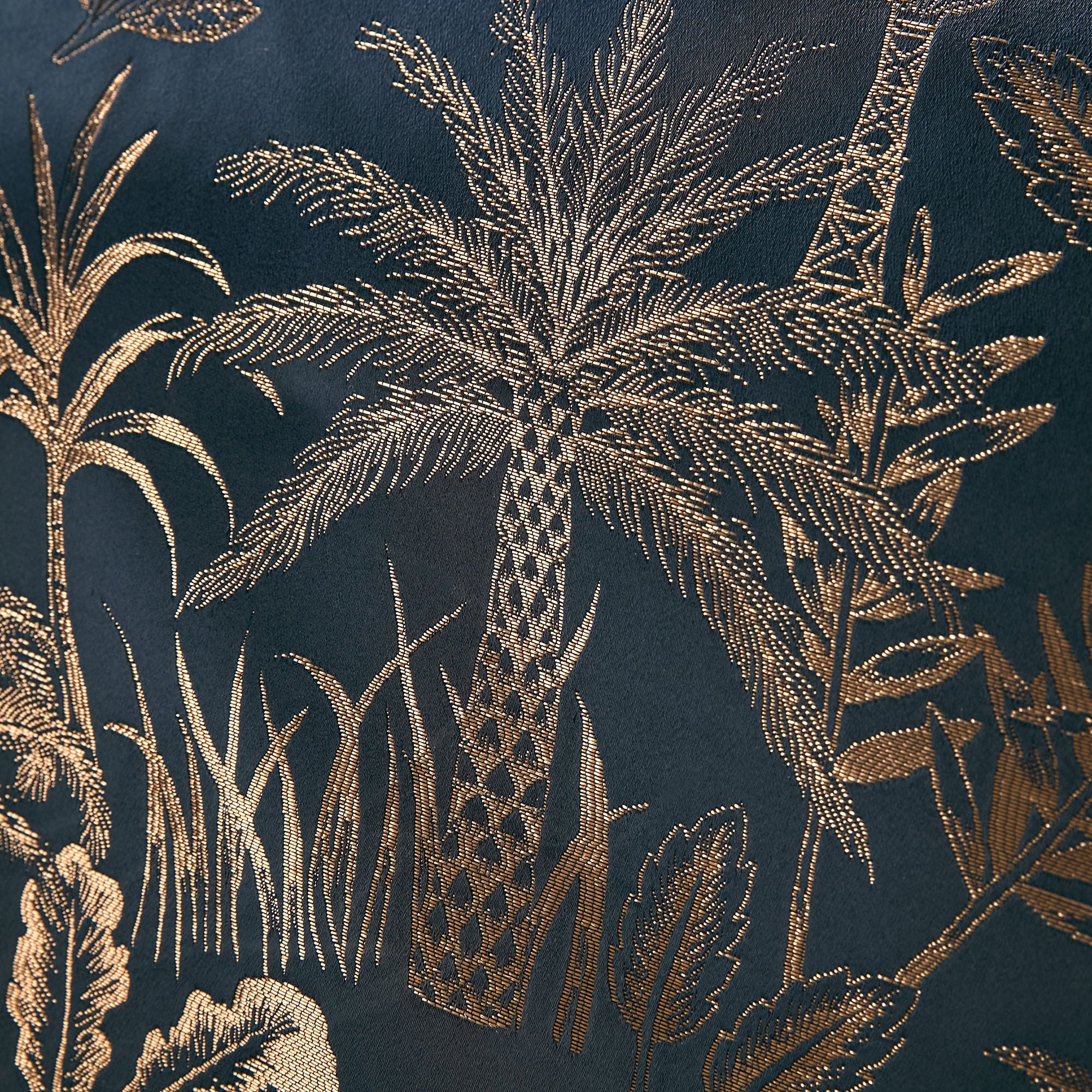 Parure de lit Midnight Palm bleu marine