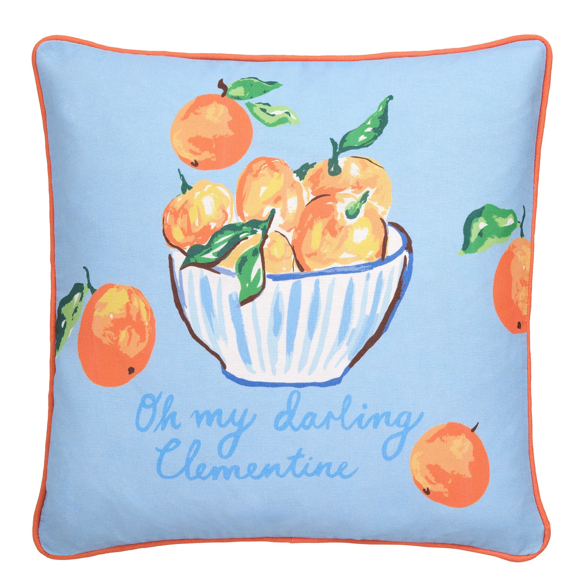 Coussin My Darling Clementine multicolore 43 x 43 cm