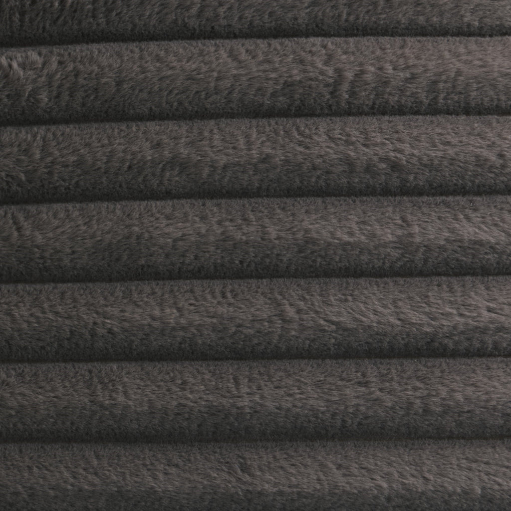 Couvre-lit Morritz couleur anthracite 130 x 180 cm