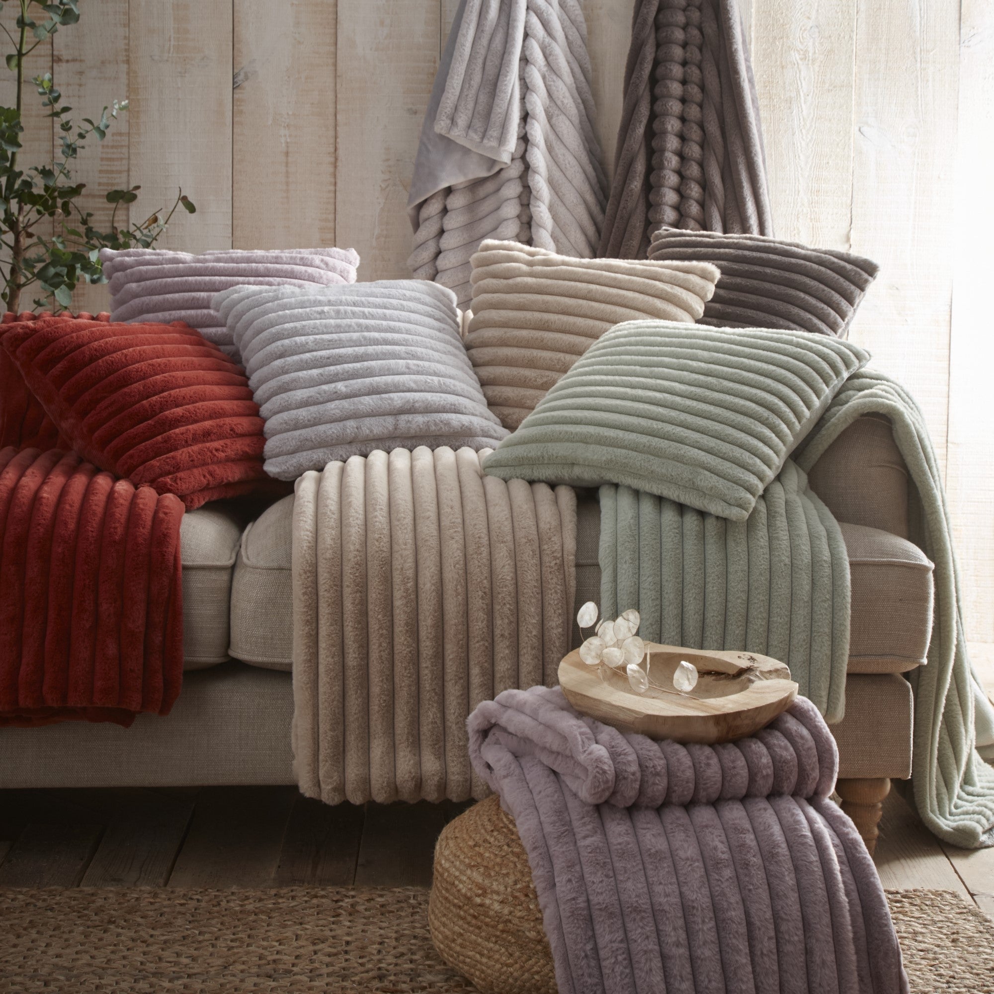 Couvre-lit Morritz couleur anthracite 130 x 180 cm