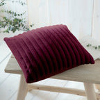 Coussin Morritz bordeaux 43 x 43 cm