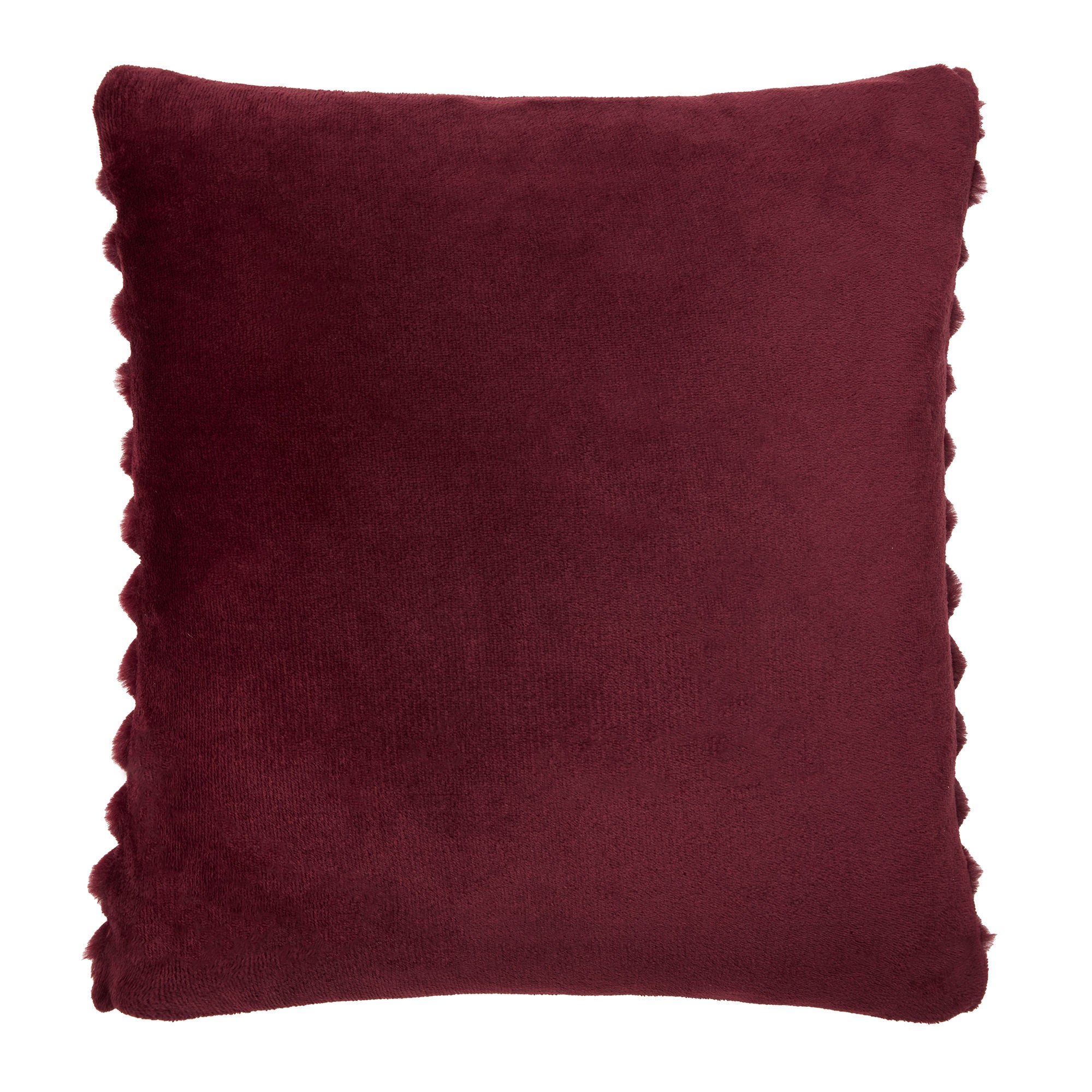 Coussin Morritz bordeaux 43 x 43 cm