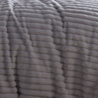 Parure de lit Morrist grise