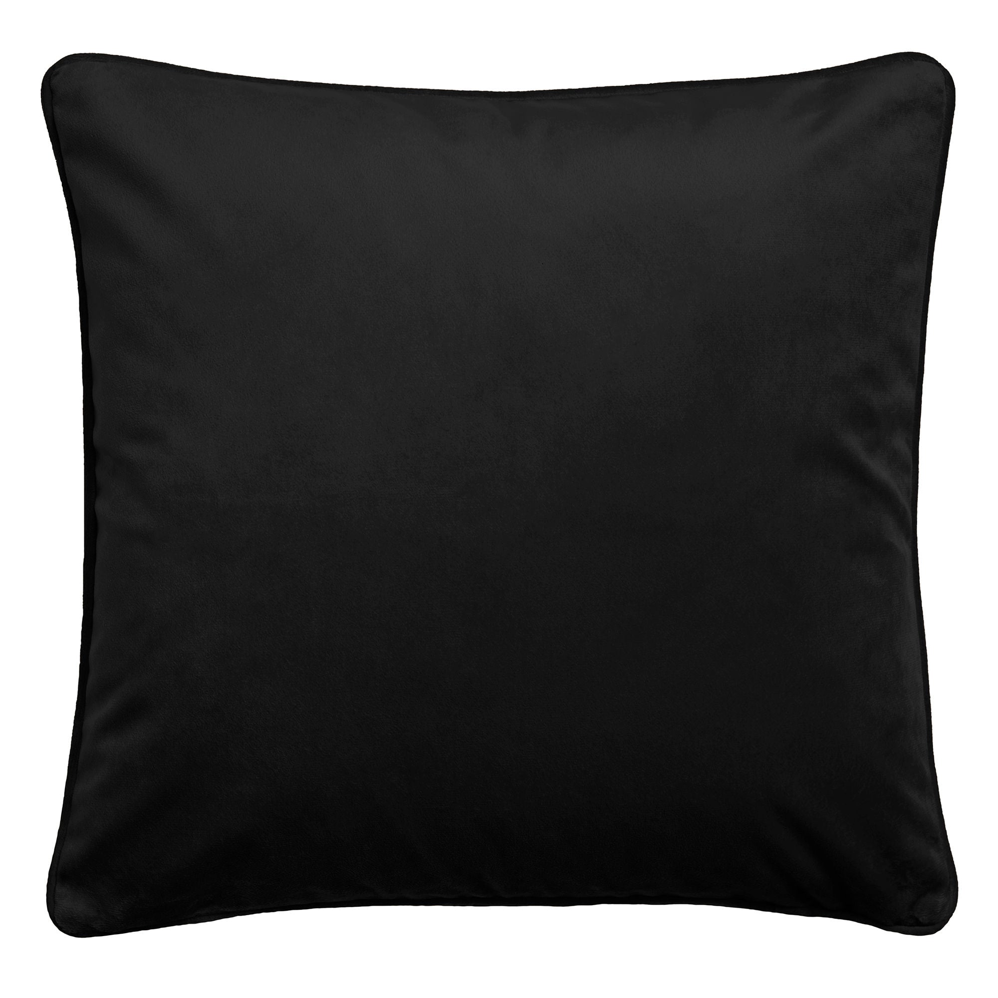 Coussin Montrose noir 43 x 43 cm