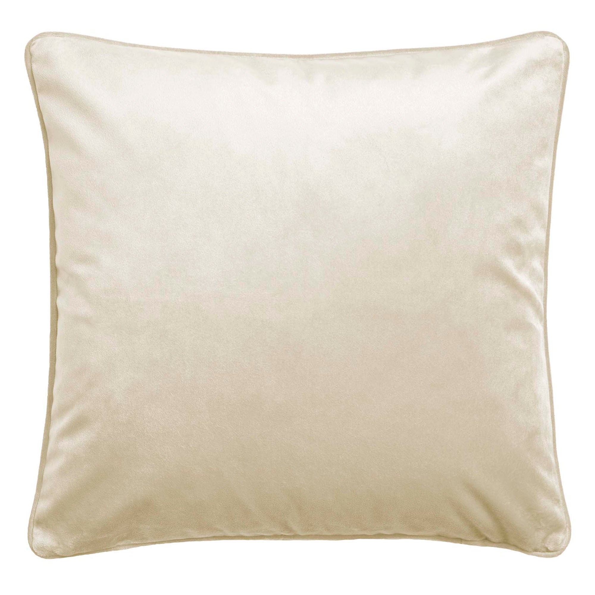 Coussin Montrose couleur ivoire 43 x 43 cm