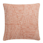 Coussin Myan couleur terre cuite 43 x 43 cm