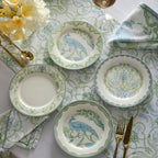 Serviettes Palm Court, paquet de 4, couleur verte