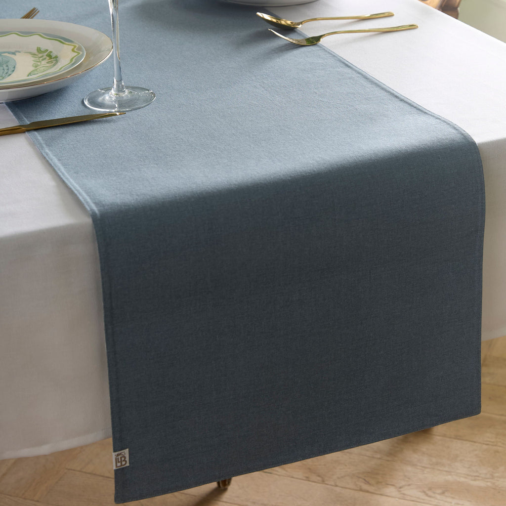 Chemin de table Palm Court vert 230 x 40 cm