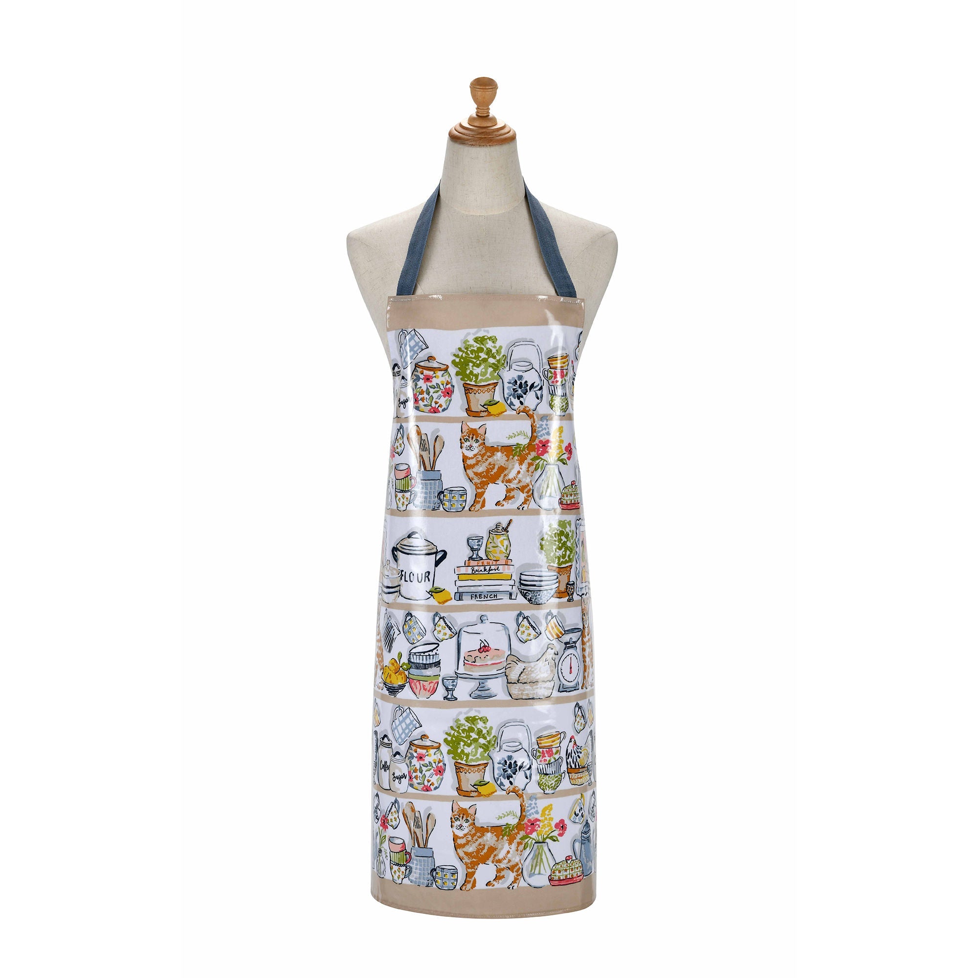 Tablier en PVC Pantry Cats multicolore